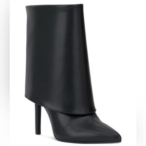 size 7.5 INC Elegant Black Women's Ankle Boots